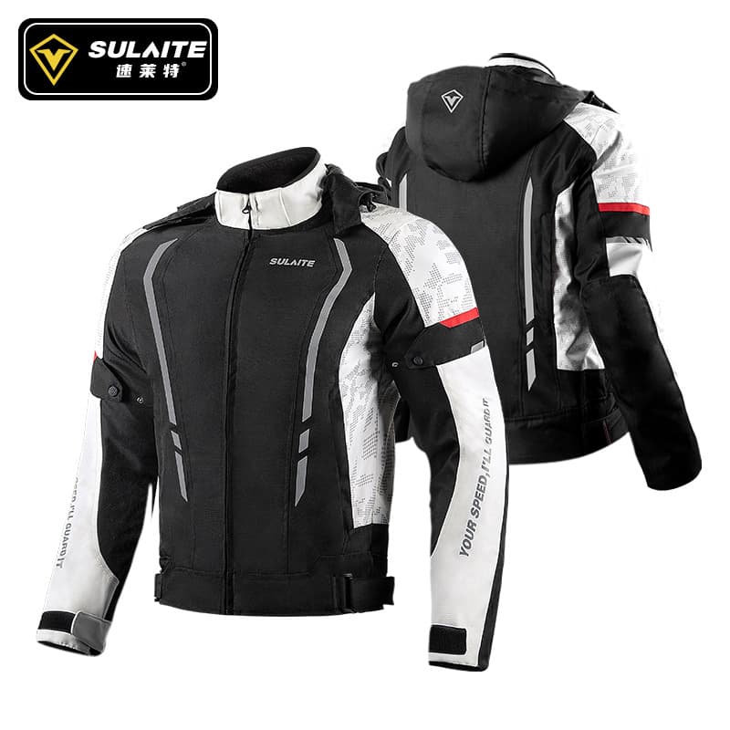 Motorcycle riding clothing for men and women, all-season motorcycle clothing, winter warm and anti-fall rider equipment, wind protection racing clothing 2