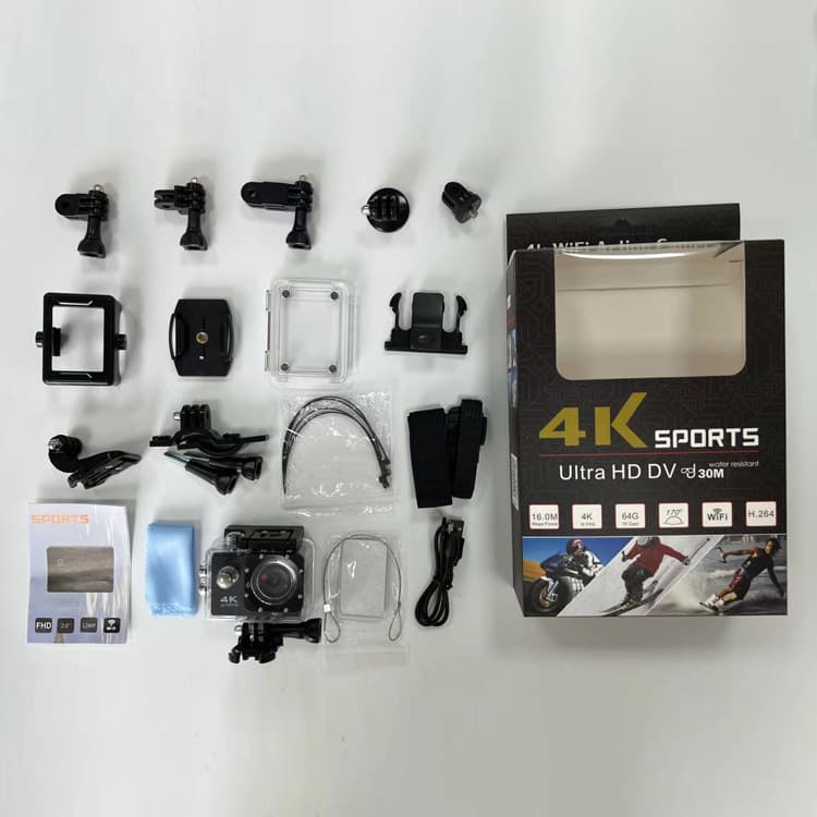 4K 30m Waterproof WIFI Sports DV Camera F600 Portable Video Camera 2 Inch Motorcycle Recorder GoPro 3