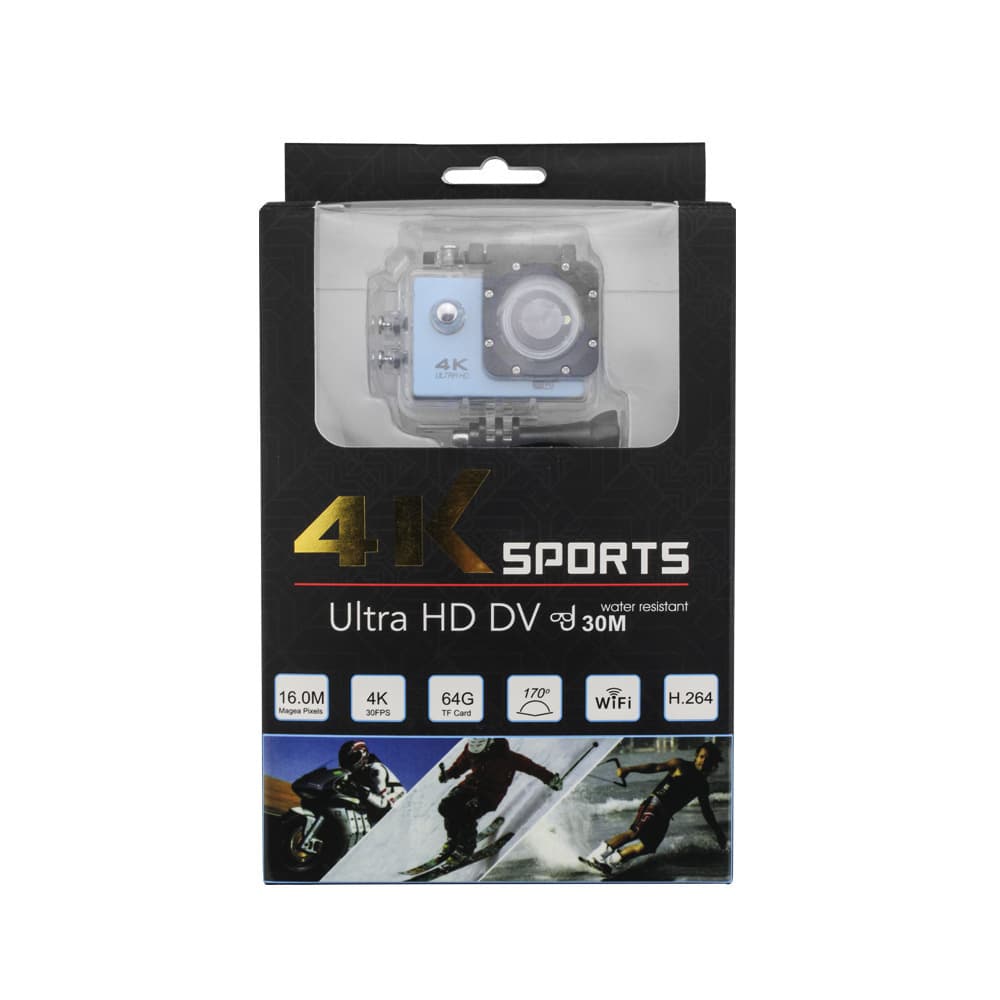 4K 30m Waterproof WIFI Sports DV Camera F600 Portable Video Camera 2 Inch Motorcycle Recorder GoPro 5