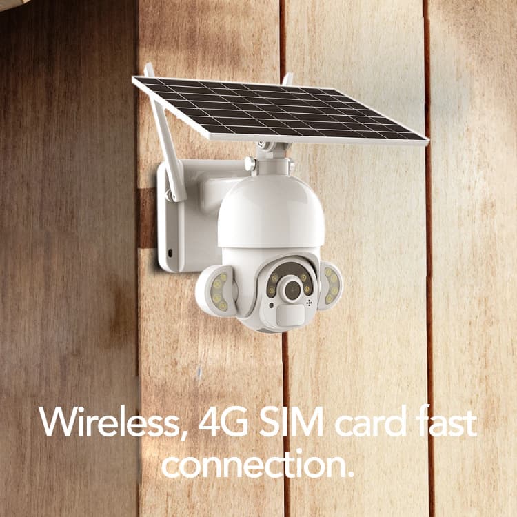 4MP Tuya Smart Wireless Monitoring Security 4G Wifi CCTV Network Solar Camera 4g 3