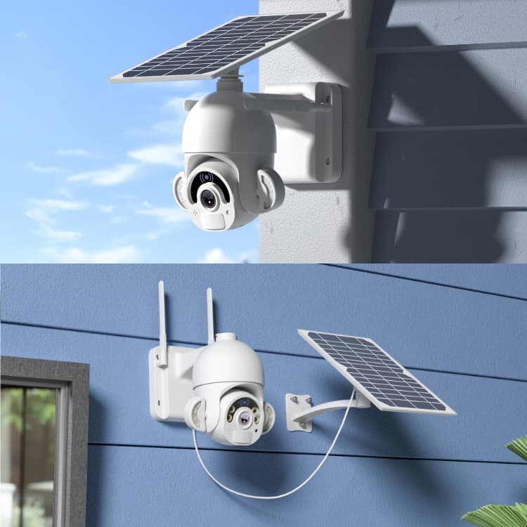 4MP Tuya Smart Wireless Monitoring Security 4G Wifi CCTV Network Solar Camera 4g 5