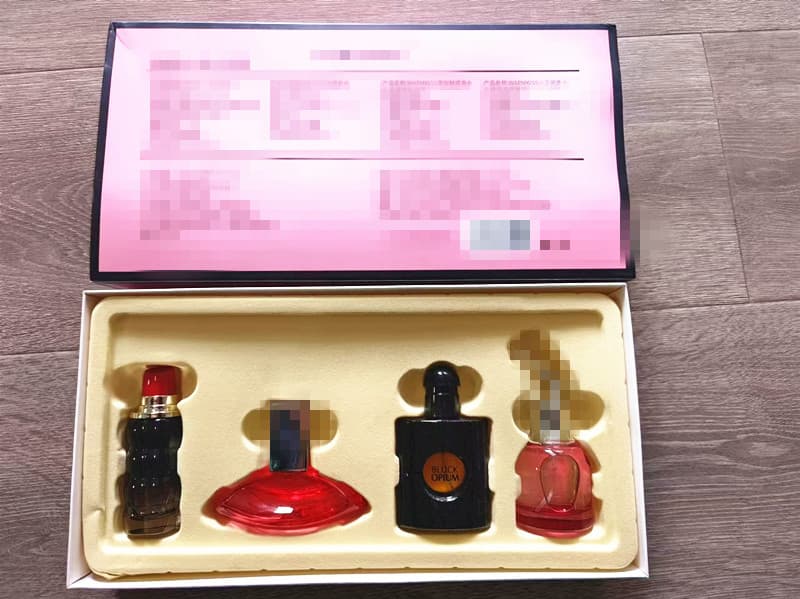 Authentic Flower Story Women's Perfume Set Gift Box Fresh and Long-lasting Light Fragrance Douyin Live Broadcast Popular Black Crow Wholesale 9