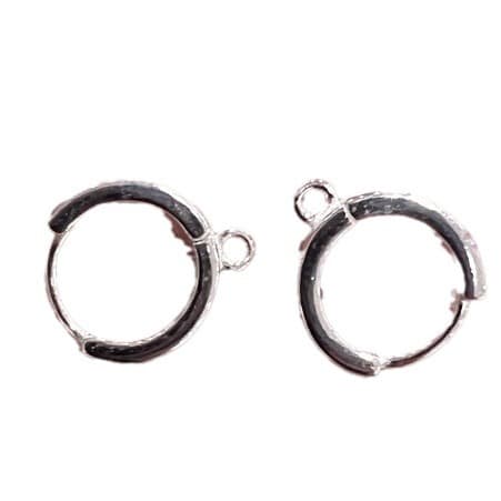 s925 sterling silver 2022 new trendy high-end earrings plain earrings small earrings handmade DIY ear jewelry 6