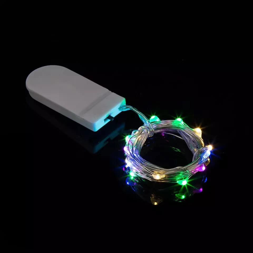 led button light string button battery box copper wire light string handicraft colorful light string gift box string light decorative light 4