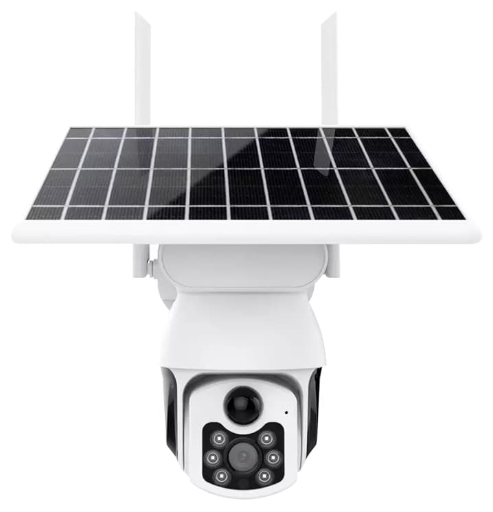 3MP CCTV security waterproof outdoor PTZ CCTV solar camera 4g 2