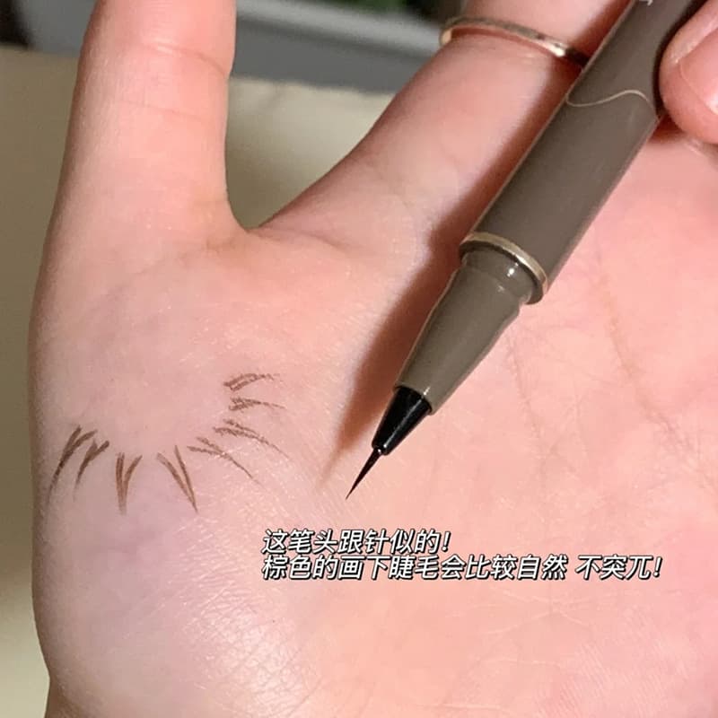 SWEETMINT0.05 liquid silkworm pen waterproof quick-drying brown non-smudged liquid eyeliner pen eye makeup eyeliner pen 2