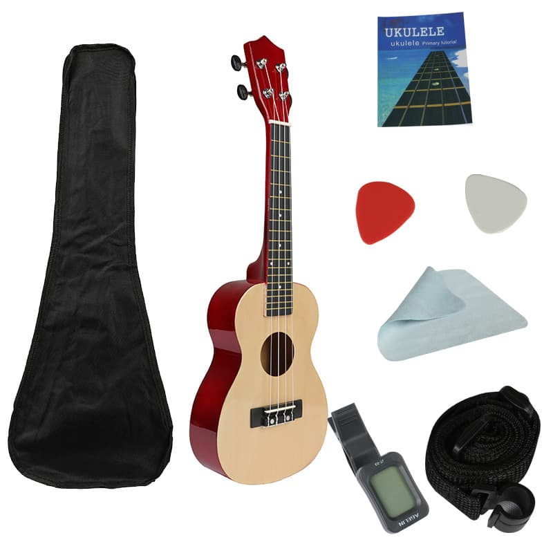 Cross-border 21-inch 23-inch beginner wooden ukulele ukulele four-string ukulele small guitar 8