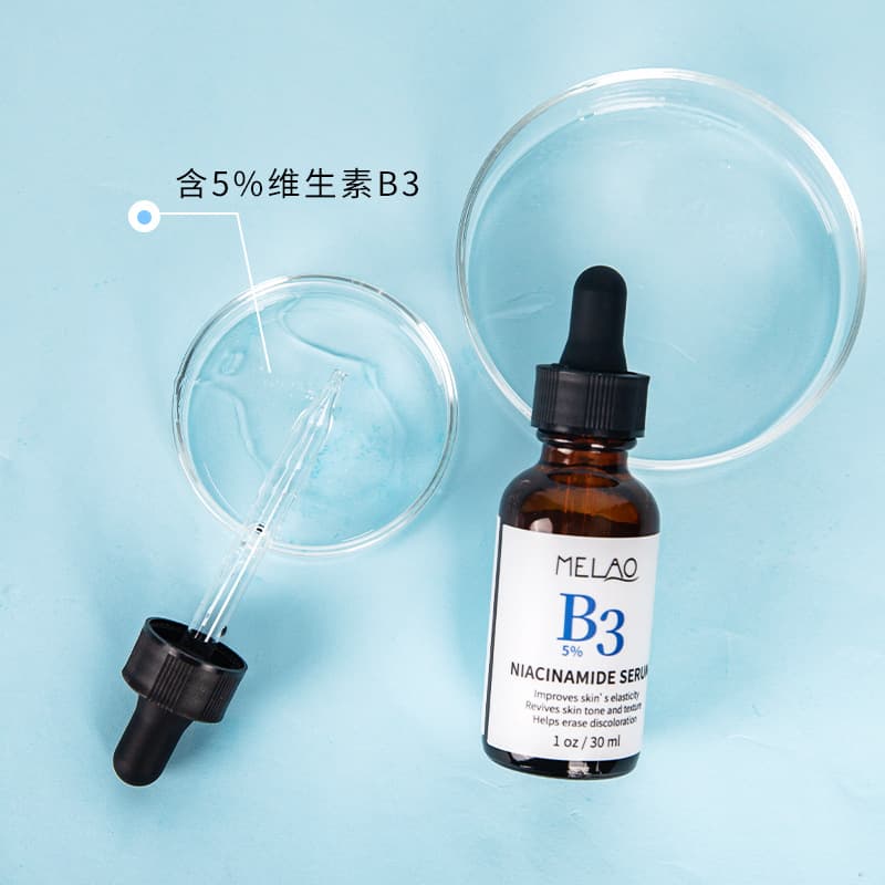 Cross-border 5% niacinamide essence hyaluronic acid fruit acid VC vitamin C facial essence hyaluronic acid B3 original solution 4