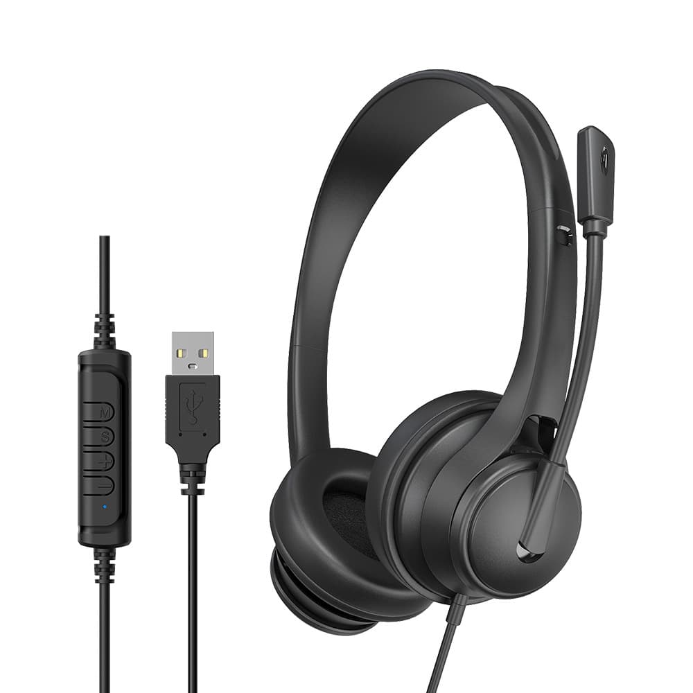 Computer USB eSports game headset headset wired mobile phone computer universal large headset with microphone now 10