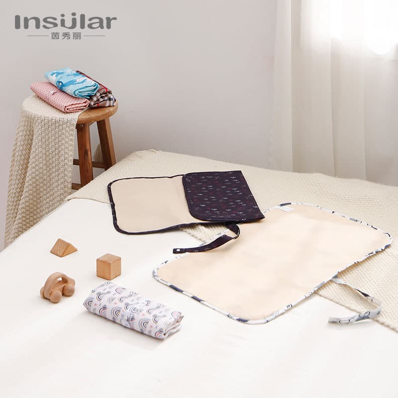 Baby changing pad for outing, portable baby changing pad, waterproof nylon diaper bag, baby mother and baby supplies 4