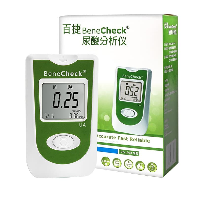 Taiwan Baijie uric acid detector household PCT-UA-01 analyzer test strip test instrument accurate detection 3