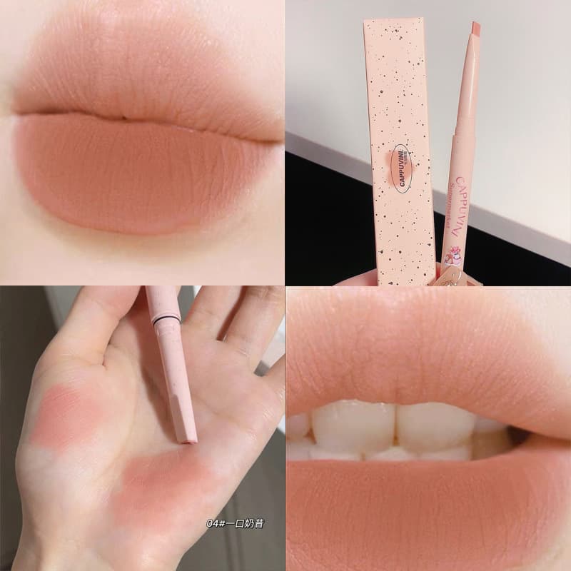 Cappuvini milk mist lip liner outlines lip line shaping matte long-lasting non-easy to remove makeup lipstick pen lip pencil 8