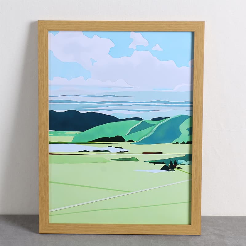 Handmade wooden photo frame table wholesale mounted picture frame A3A416 inch wall hanging photo frame 4K8K creative photo wall 7