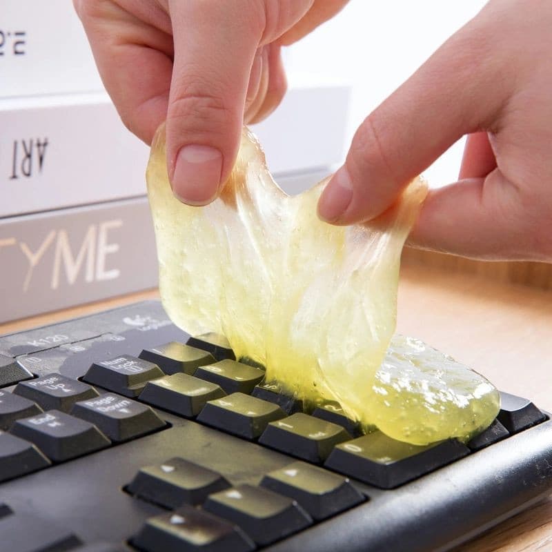 New crystal cleaning glue car air outlet dust cleaning soft glue computer keyboard room gap cleaning mud 3