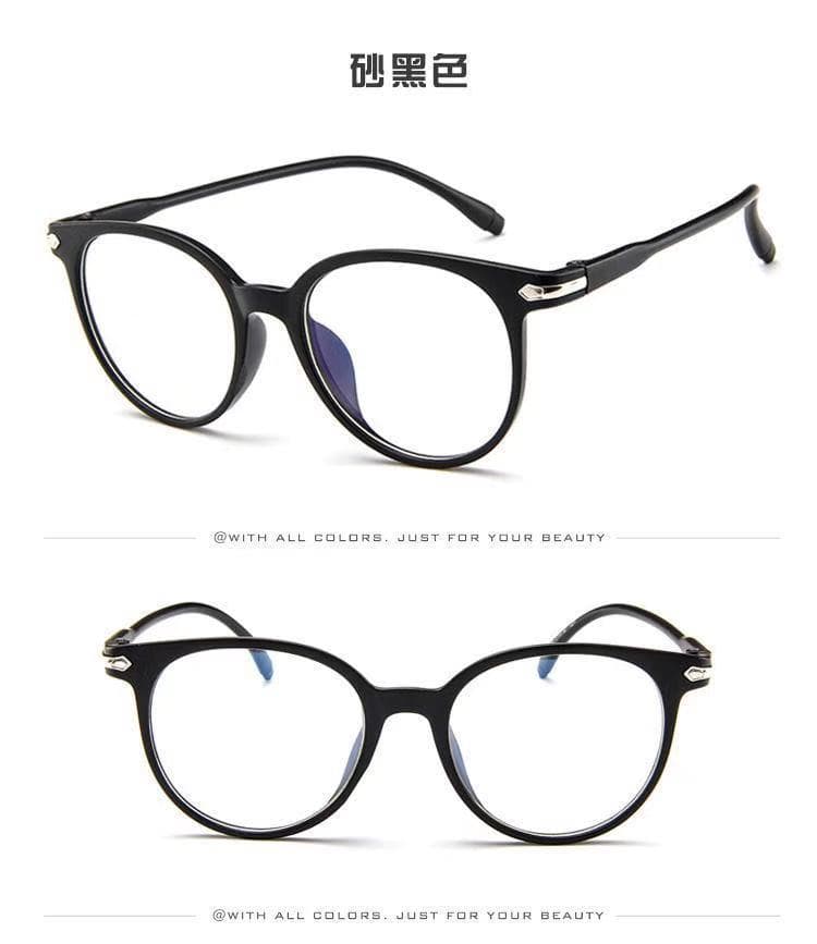 Anti-blue light radiation computer male plain mirror glasses female Korean version trendy big face flat mirror myopia glasses frame flat mirror 5