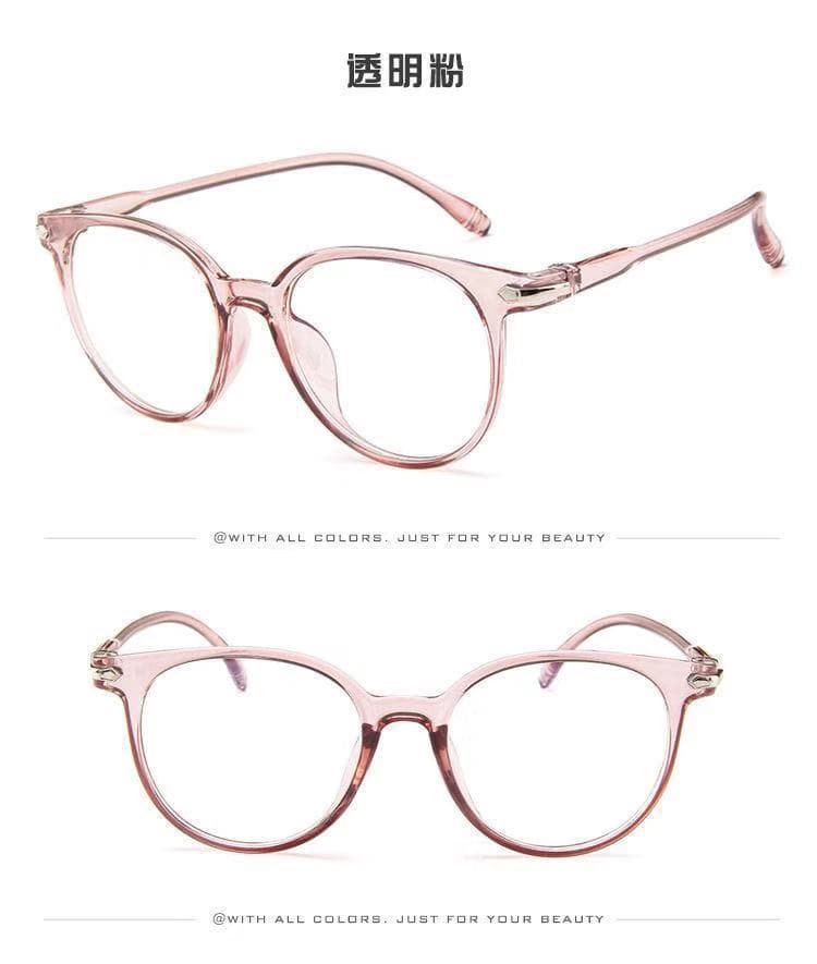 Anti-blue light radiation computer male plain mirror glasses female Korean version trendy big face flat mirror myopia glasses frame flat mirror 6