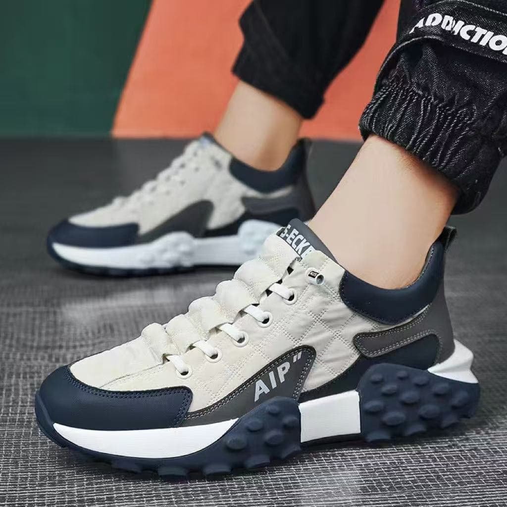 Cross-border men's shoes 2026 new Korean version low-top running shoes trendy non-slip thick-soled dad shoes breathable sports shoes 7