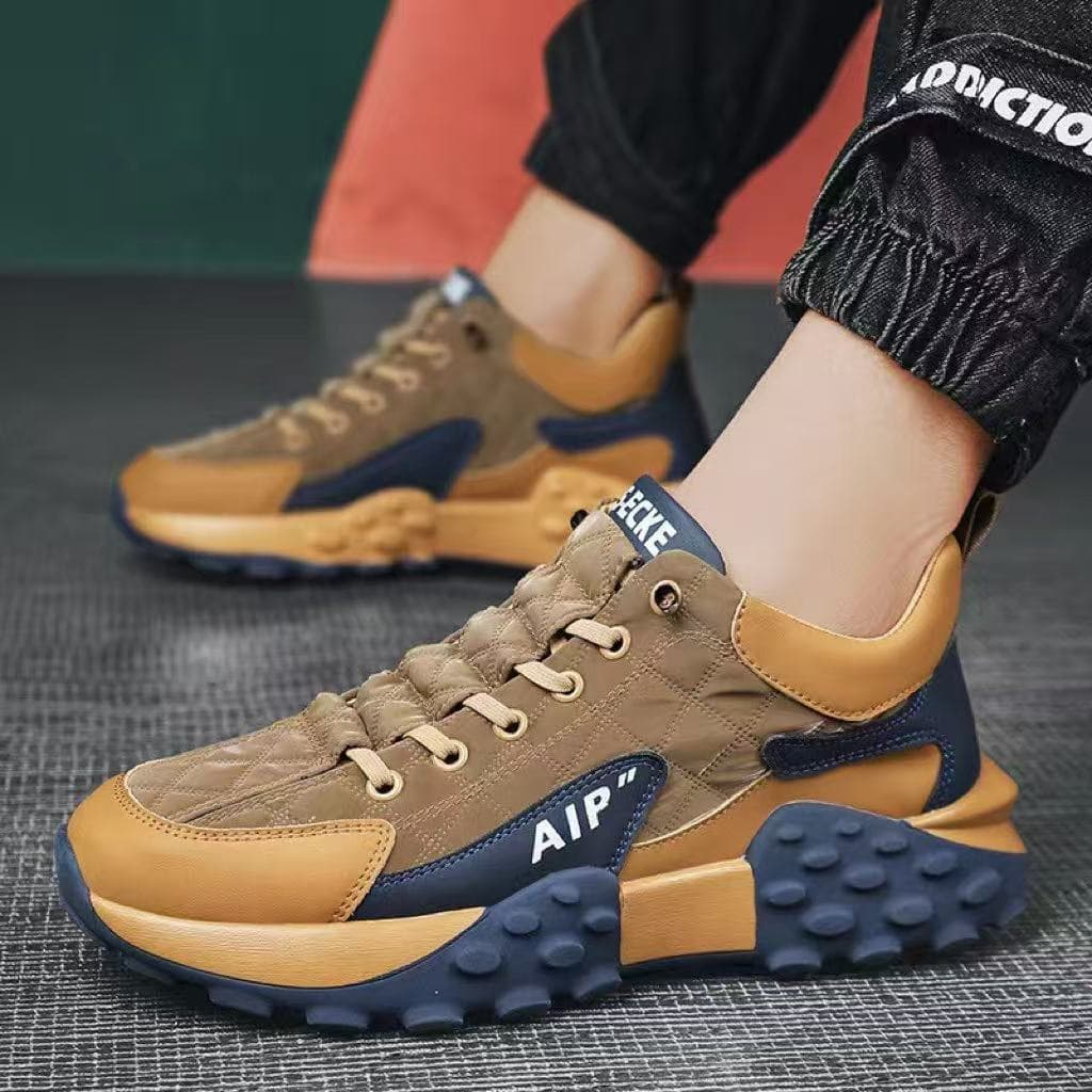Cross-border men's shoes 2026 new Korean version low-top running shoes trendy non-slip thick-soled dad shoes breathable sports shoes 10