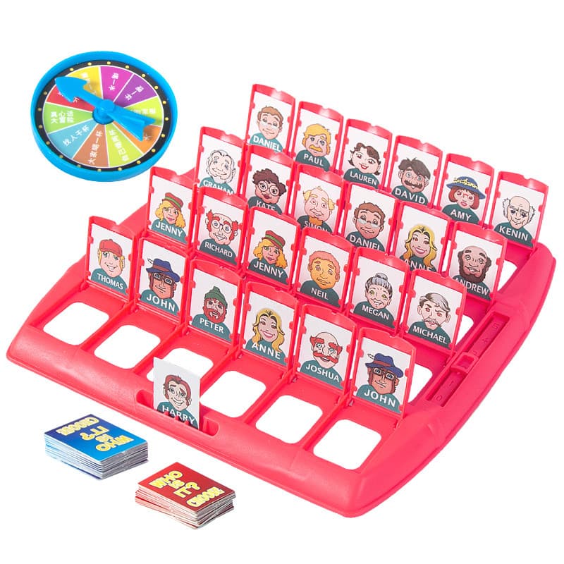 Guess who I am parent-child interactive educational thinking training toy double battle Douyin board game intelligence game 6