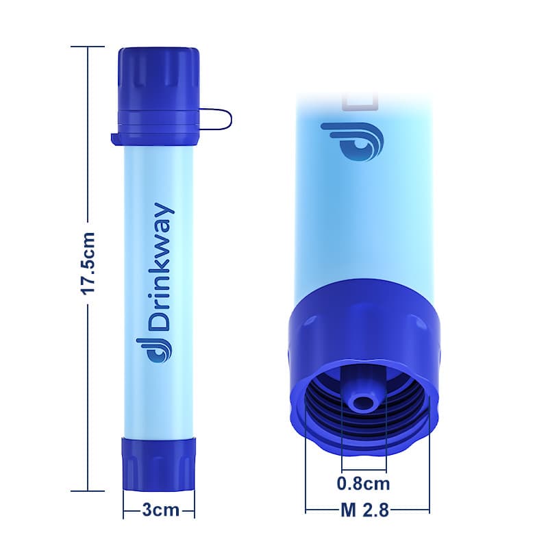 Outdoor cross-border wild camping survival portable direct drinking filter straw water purifier manufacturer direct supply one piece drop shipping 6