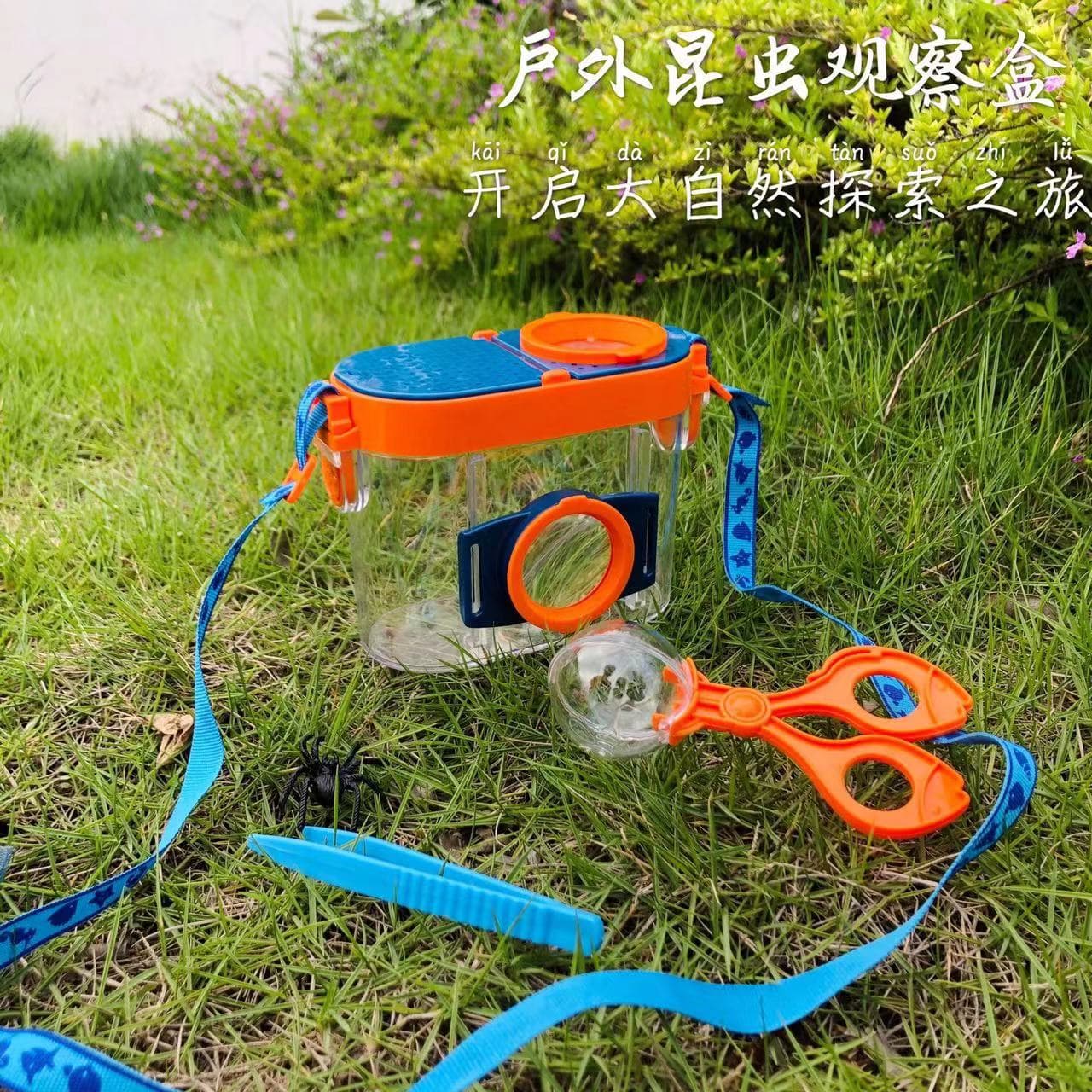 Directly supplied by the manufacturer, insect observation box, children's breeding insect observation bucket, educational toy, transparent collection and observation research 1