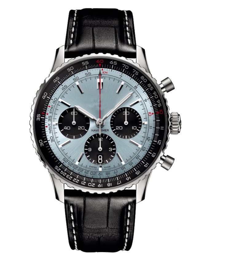 2023 foreign trade cross-border new men's business quartz 6-pin full-function belt watch manufacturer can supply one piece 7