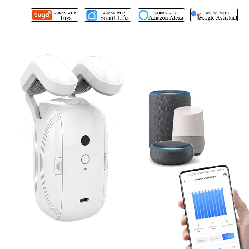 Tuya Smart Curtain Companion Voice Remote Control Electric Curtain Smart Home Equipment Smart Curtain Motor 6