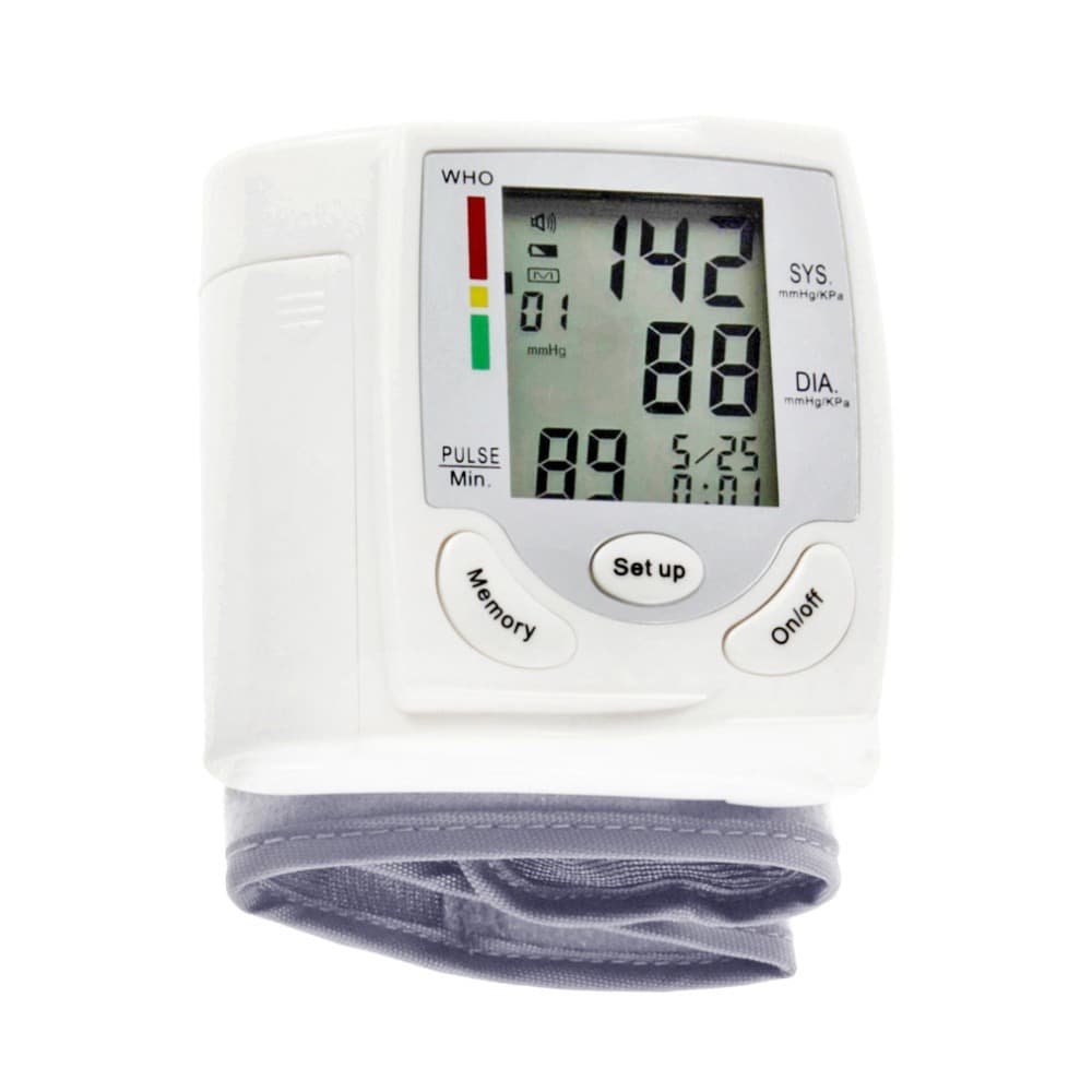 Wrist blood pressure monitor factory wholesale smart health gift foreign trade English electronic blood pressure monitor bracelet measuring instrument 1