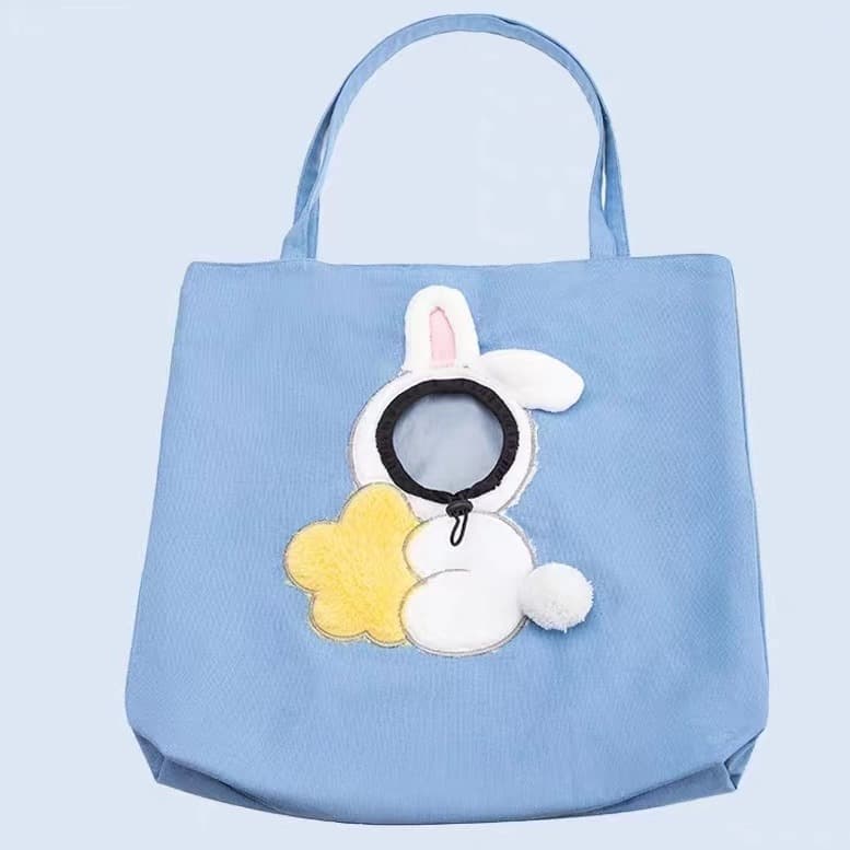 Anti-stress cat bag with exposed head, portable canvas bag for cats when going out, pet bag for walking cats, large portable pet bag 4