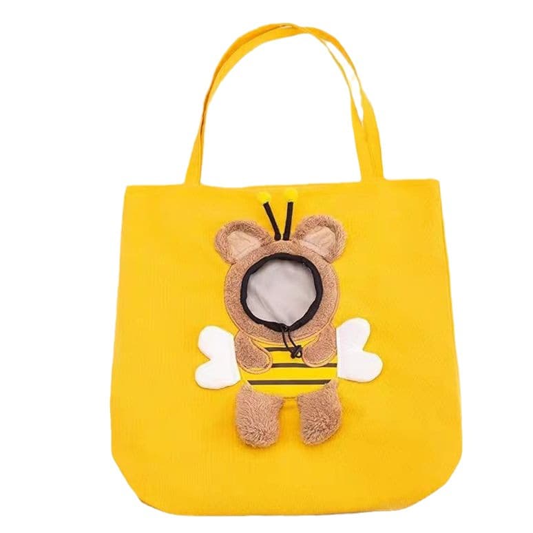 Anti-stress cat bag with exposed head, portable canvas bag for cats when going out, pet bag for walking cats, large portable pet bag 6
