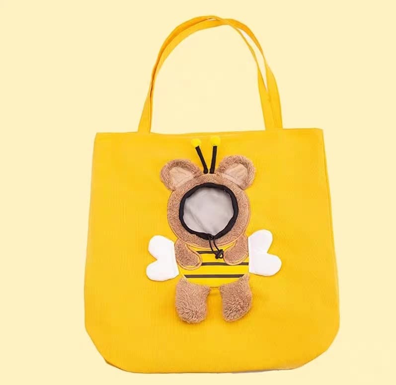 Anti-stress cat bag with exposed head, portable canvas bag for cats when going out, pet bag for walking cats, large portable pet bag 7