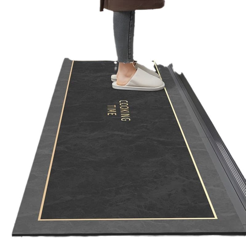 Modern diatom mud kitchen floor mats, non-slip, oil-absorbing, water-absorbing door floor, stain-resistant foot mats, household washable carpets 6