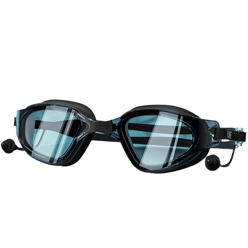 Swimming goggles HD anti-fog waterproof large-frame swimming goggles men's and women's swimming caps swimming goggles set diving and swimming special equipment 6