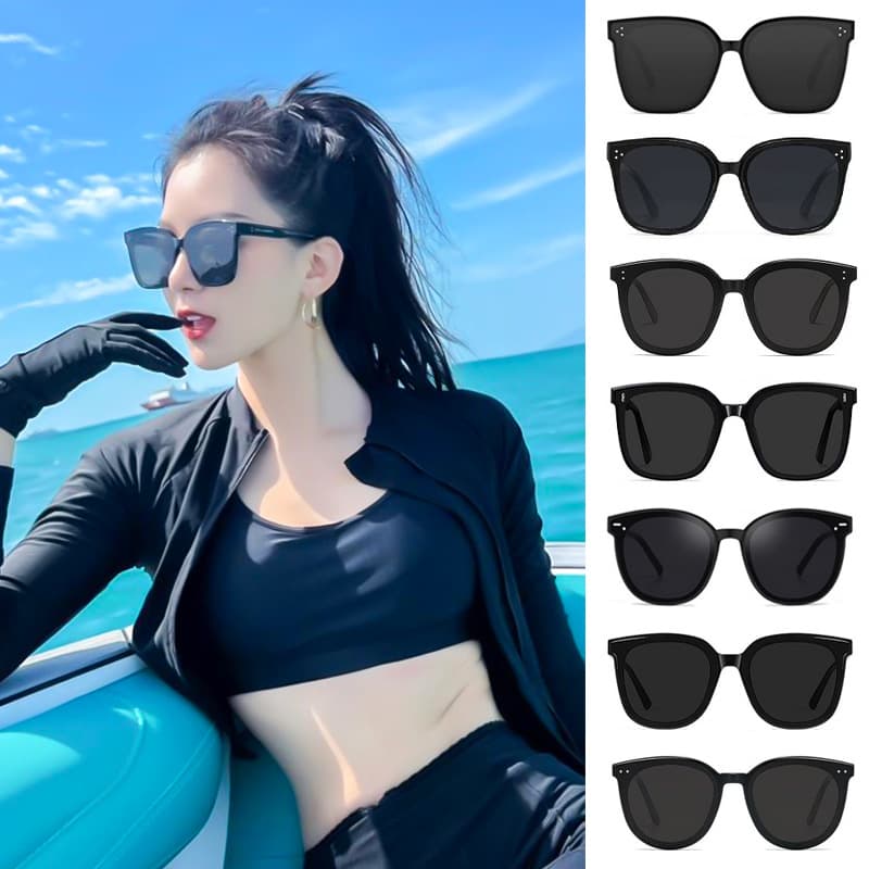 Summer hot style gm sunglasses GM sunglasses live broadcast square frame Midin fashion sunscreen glasses internet celebrity matching gifts