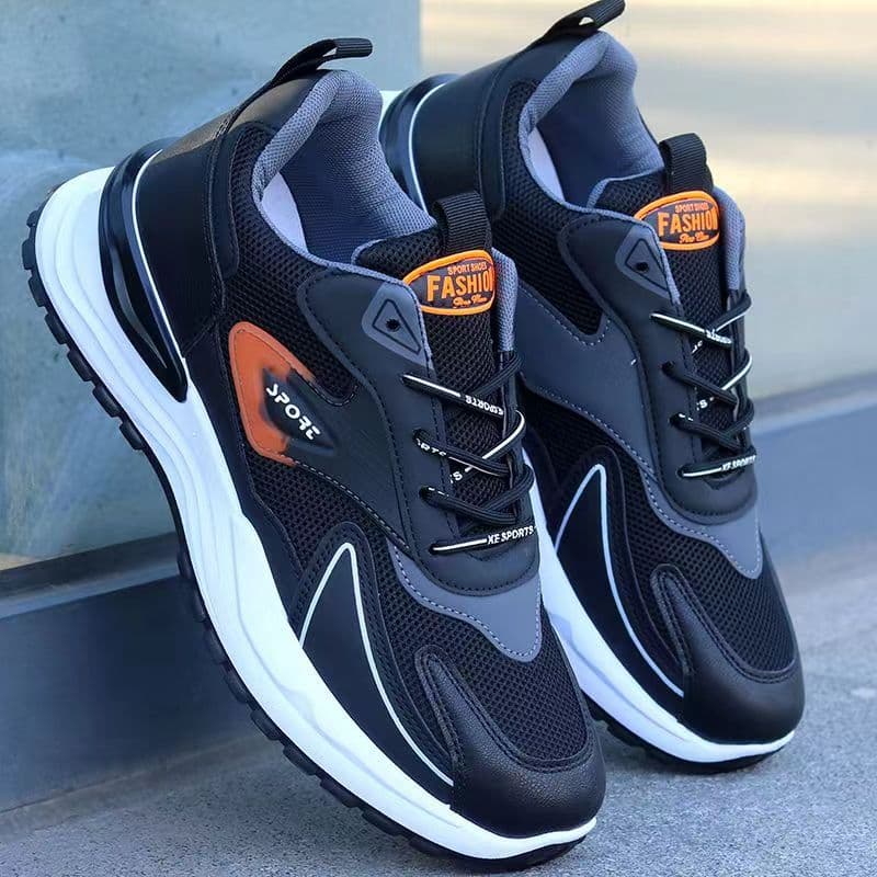 Men's shoes spring and summer breathable mesh sports shoes casual shoes men's soft sole running shoes DY high-top jogging shoes 3