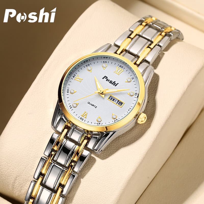 POSHI brand watch simple temperament women's new digital goddess watch wholesale women's watch ins style fashion trend 3
