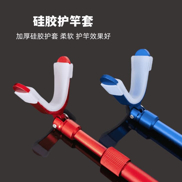 Fishing rod rack, rear hanging antenna, fishing turret bracket accessories, retractable rotating aluminum alloy bracket, quick release rear hanging 5
