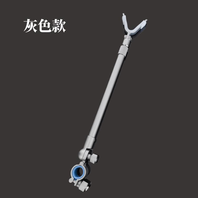 Fishing rod rack, rear hanging antenna, fishing turret bracket accessories, retractable rotating aluminum alloy bracket, quick release rear hanging 7