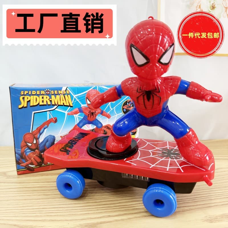 Douyin Spider-Man Toy Stunt Scooter 360 Rolling Unable to Fall Children's Educational Toys Dropshipping 2