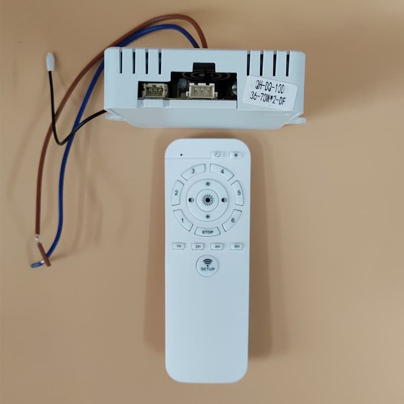Moving head bedroom fan light electric drive DC variable frequency remote control 140W drive controller 10D ceiling fan motor 2