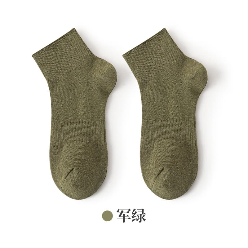 Summer Thin Deodorant Cotton Socks Short Socks Men's Socks Sports Cotton Boat Socks Deodorant Men's Socks Wholesale 10