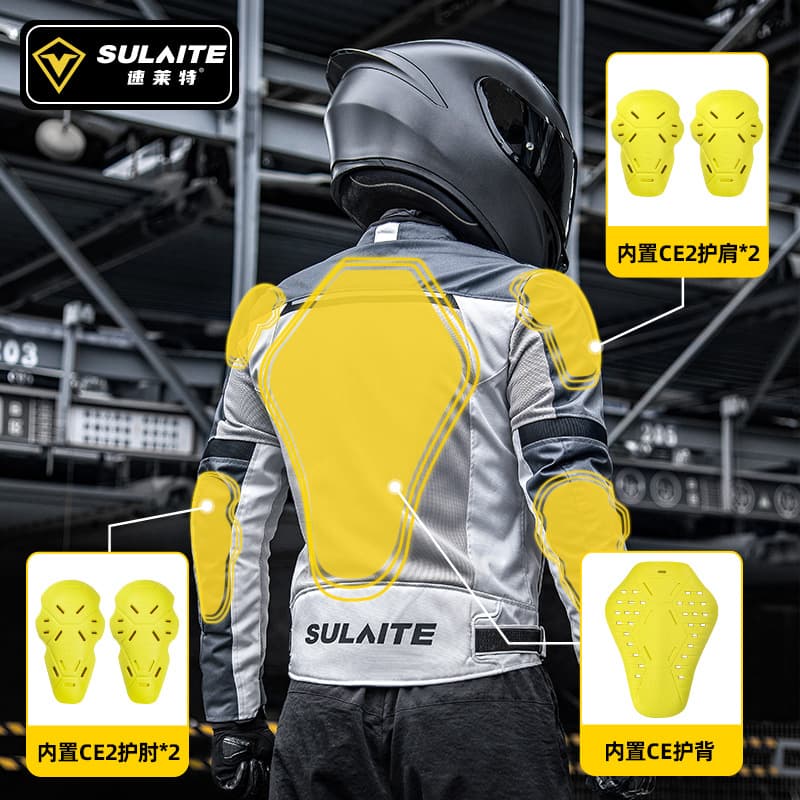 Motorcycle Summer Breathable Cycling Clothing Outdoor Cycling Protective Jacket Rider Racing Mesh Breathable Cycling Equipment 3