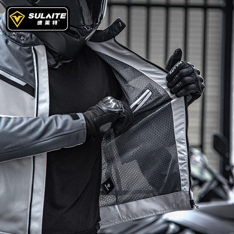 Motorcycle Summer Breathable Cycling Clothing Outdoor Cycling Protective Jacket Rider Racing Mesh Breathable Cycling Equipment 5