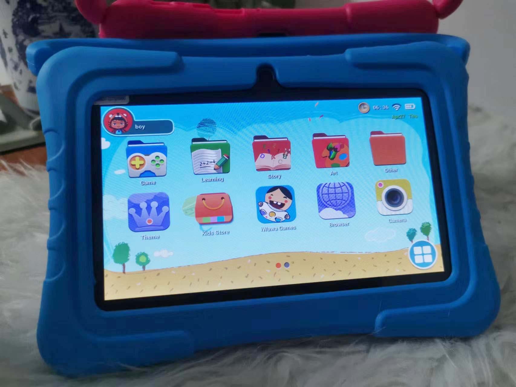 Children's Educational Tablet 7 Inch Quad Core Android 8GB Wifi Learning Tablet 3
