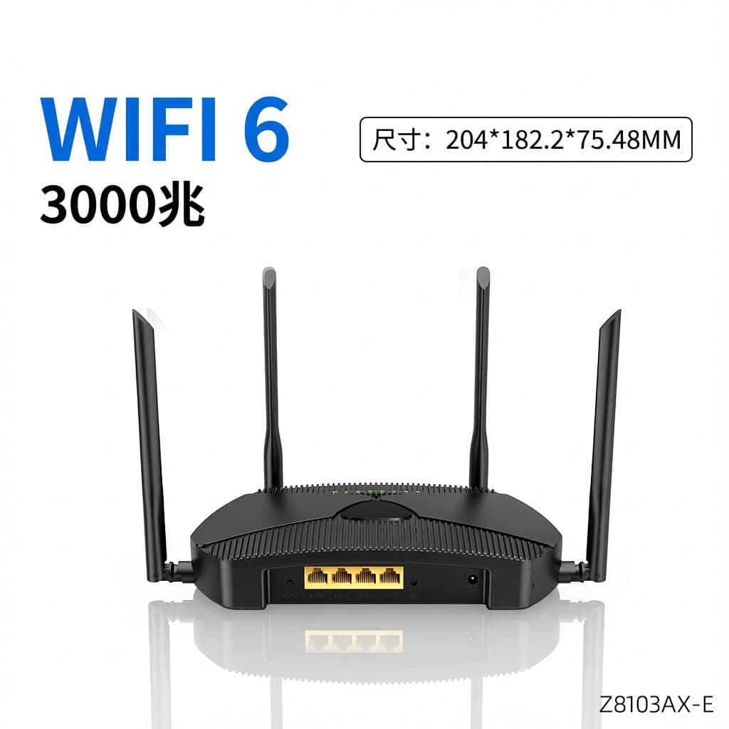 wifi6 router gigabit dual-band mesh networking high-speed intelligent mt7981b home wall-penetrating king router 7