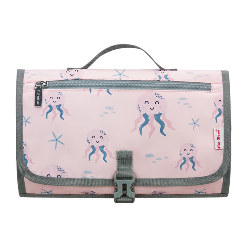 Baby portable diaper changing pad, out-and-out mother and baby bag diaper pad, baby folding storage bag, waterproof and leak-proof 6
