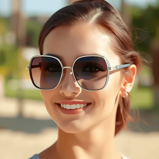 Internet celebrity street style polarized sunglasses for women, fashion trend, starlight flash sunshade glasses, outdoor travel sunglasses 8193 1
