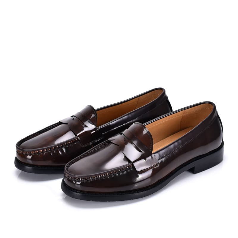 Summer new style British style retro slip-on shallow loafers for men, trendy, comfortable and breathable genuine leather business casual shoes 7