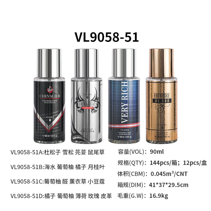 Body Mist body spray cross-border foreign trade hot-selling fruity fragrance women's perfume wholesale perfume 8