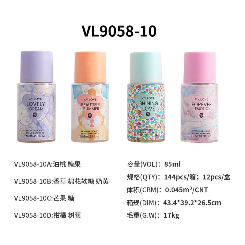Body Mist body spray cross-border foreign trade hot-selling fruity fragrance women's perfume wholesale perfume 9